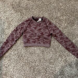 Camouflage GymShark Top